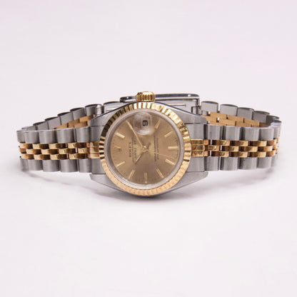 Rolex Datejust 69173 Champagne Dial Ladies Watch - Watches