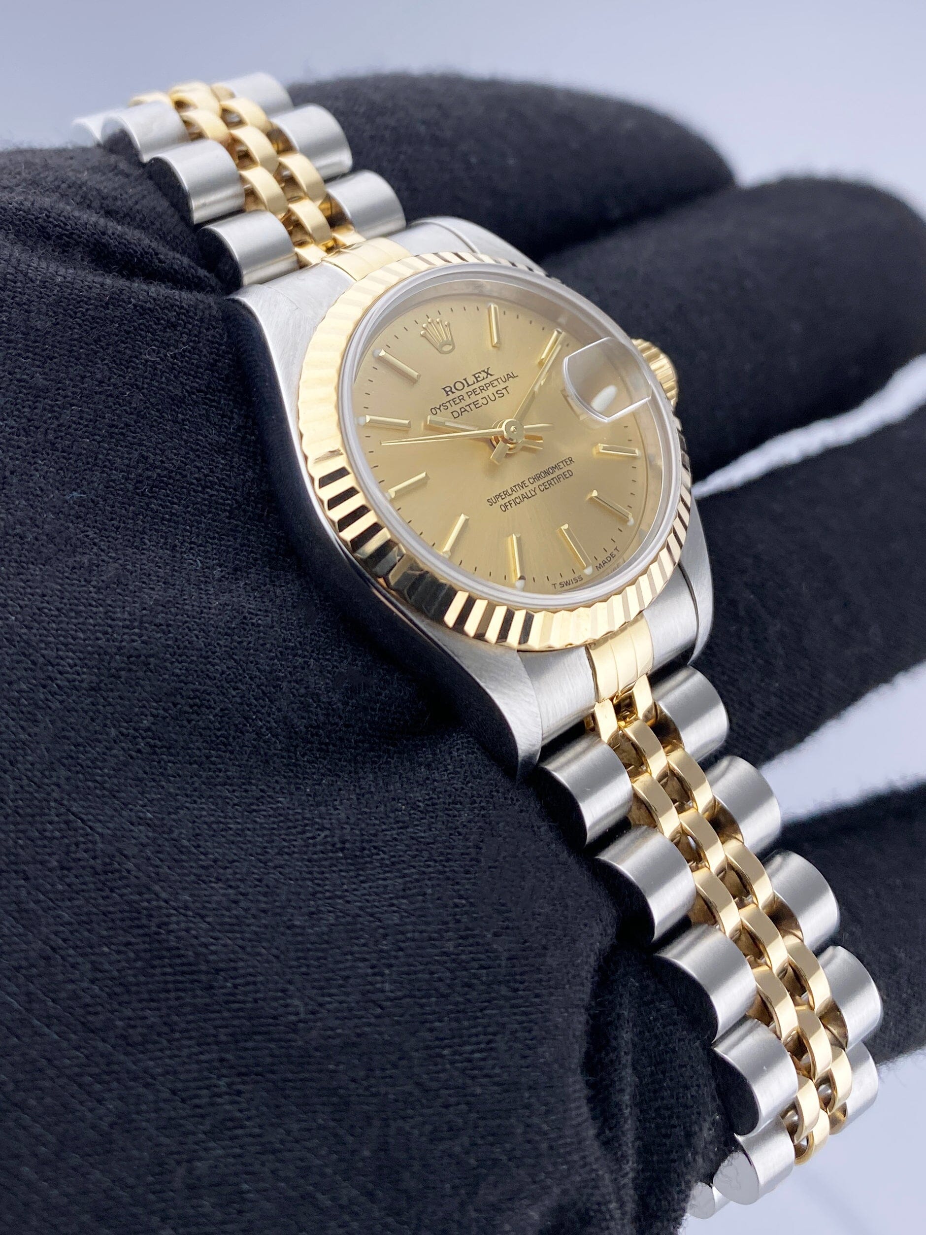 Rolex Datejust 69173 Champagne Dial Ladies Watch Box Papers - Watches