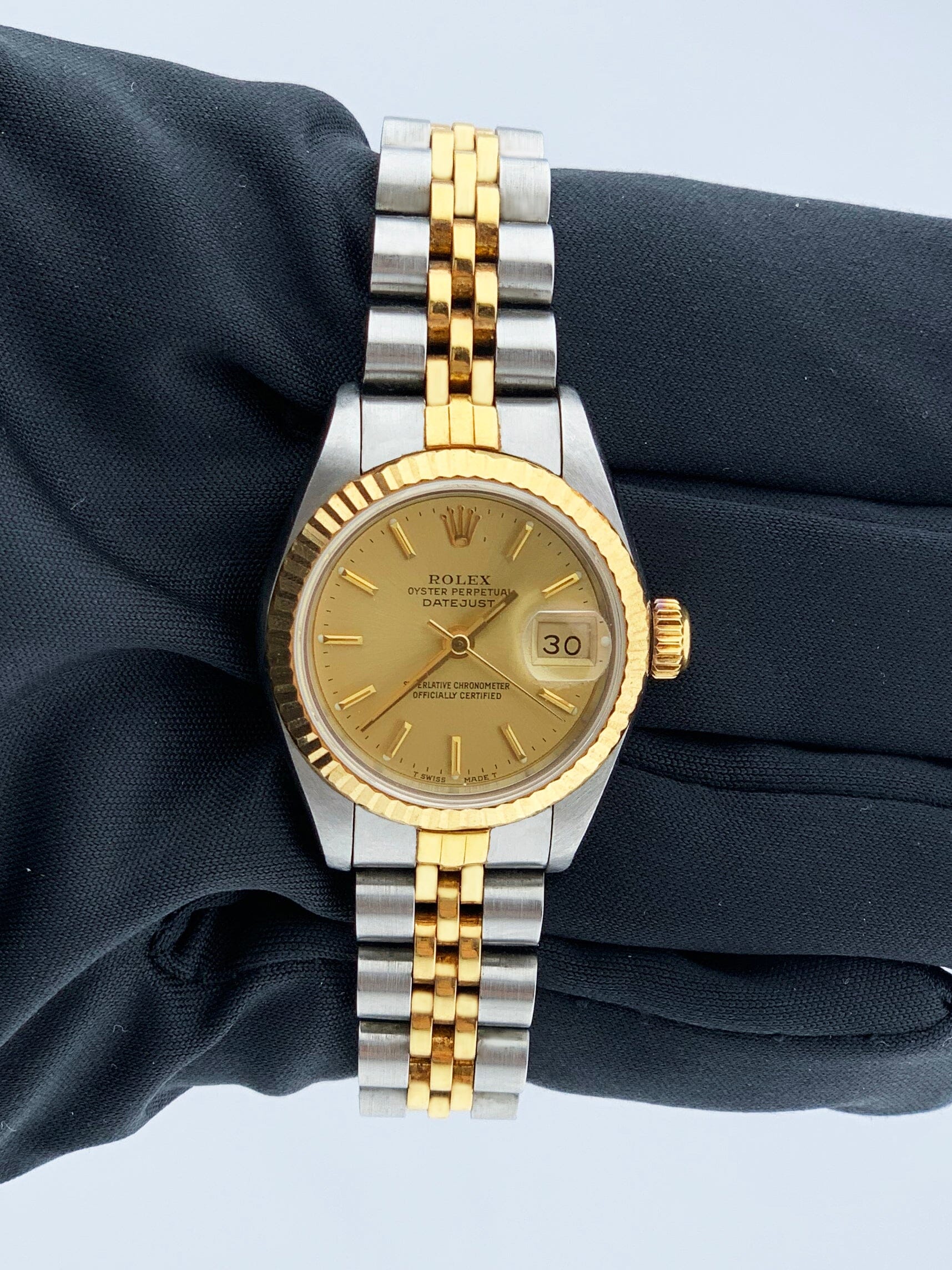 Rolex Datejust 69173 Champgane Dial Ladies Watch - Virtual