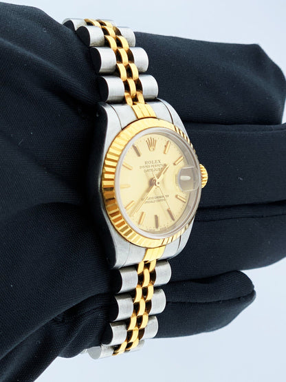Rolex Datejust 69173 Champgane Dial Ladies Watch - Virtual
