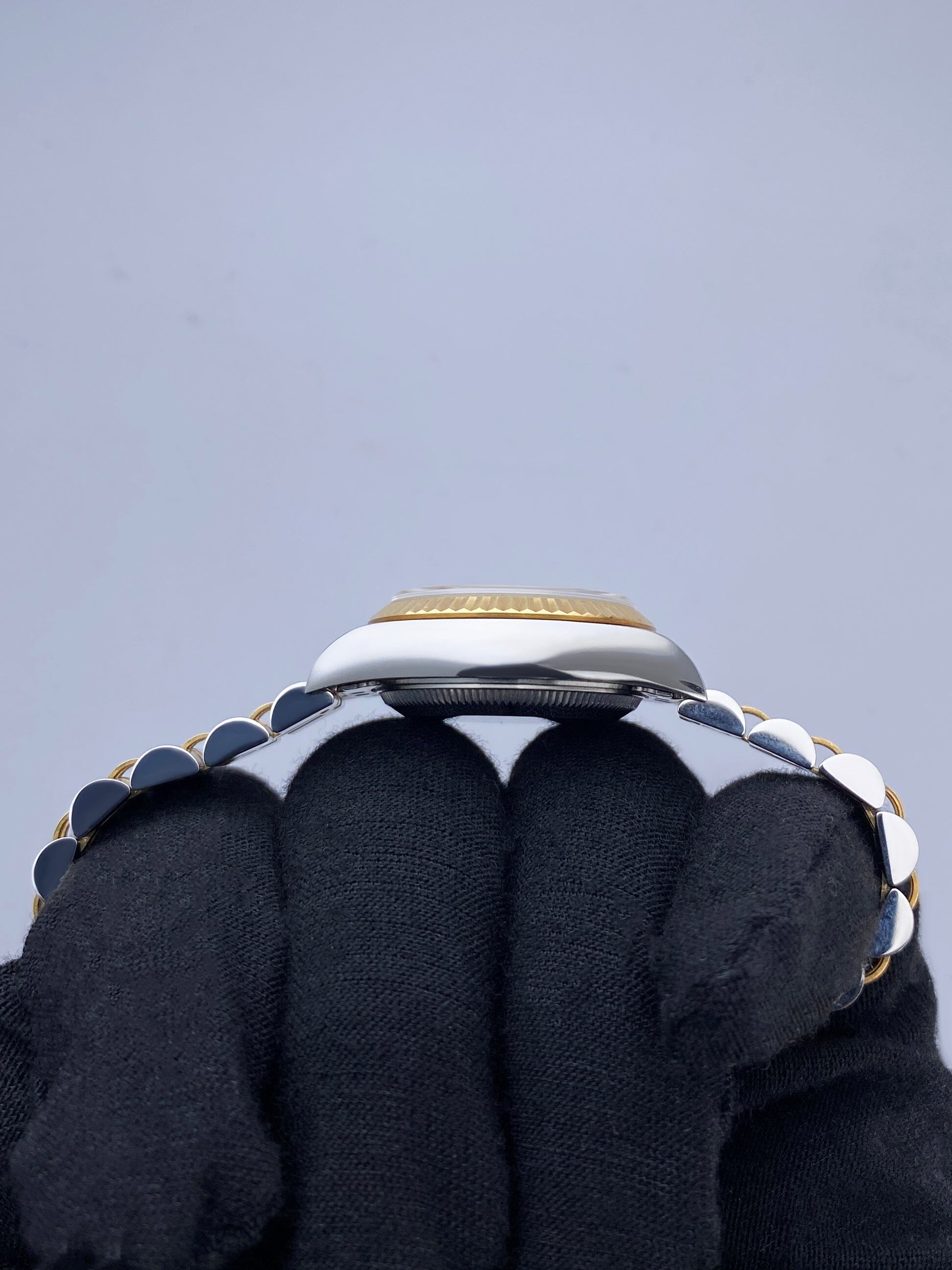 Rolex Datejust 69173 Diamond Black Dial Ladies Watch Box Papers - Watches