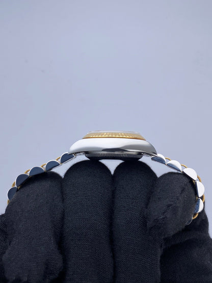Rolex Datejust 69173 Diamond Black Dial Ladies Watch Box Papers - Watches