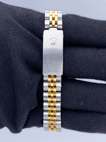 Rolex Datejust 69173 Diamond Black Dial Ladies Watch Box Papers - Watches