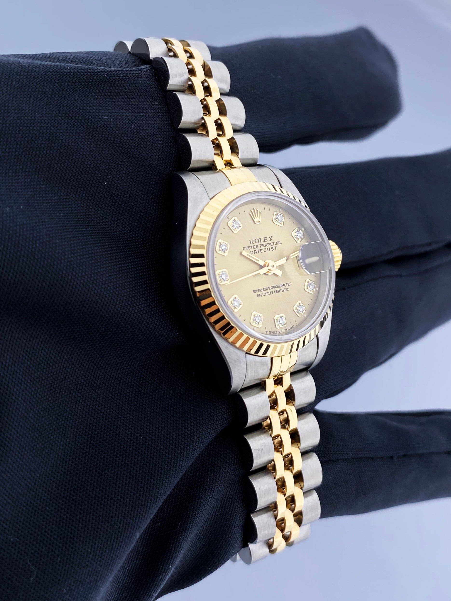 Rolex Datejust 69173 Diamond Dial Ladies Watch – Phigora