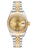Rolex Datejust 69173 Diamond Dial Ladies Watch - Wristwatch