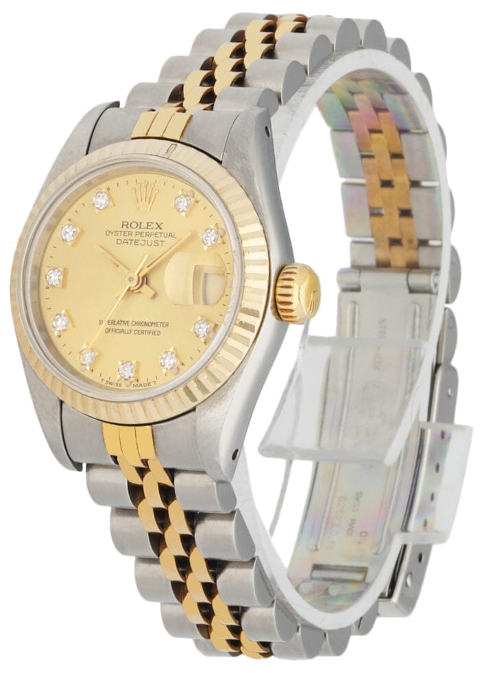 Rolex Datejust 69173 Diamond Dial Ladies Watch - Virtual