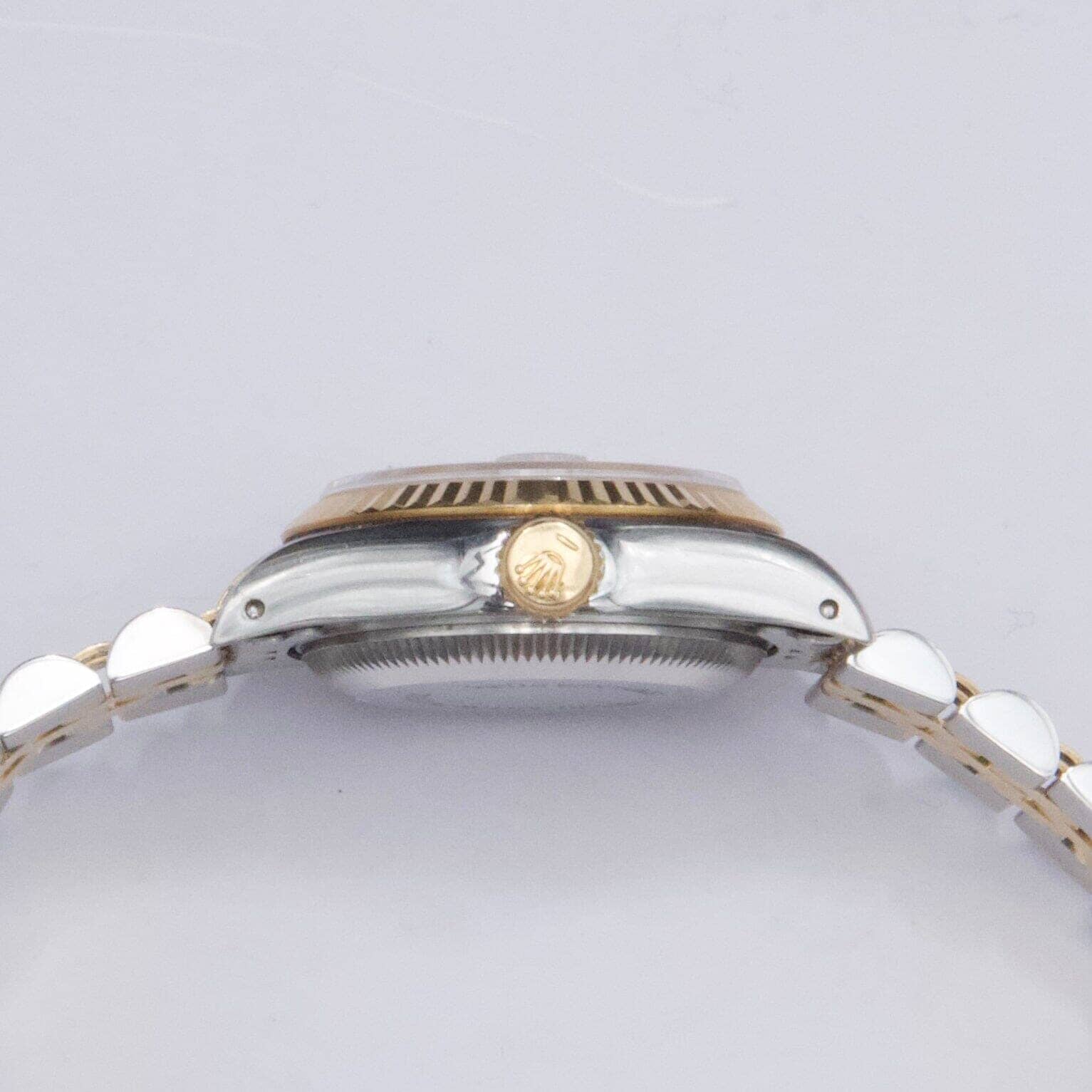 Rolex Datejust 69173 Diamond Red Vignette Dial Ladies Watch - Watches