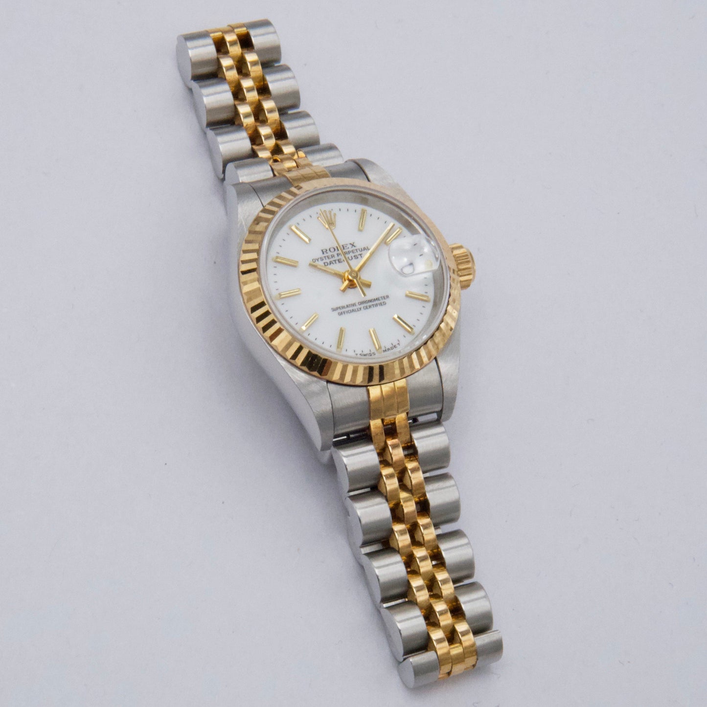 Rolex Datejust 69173 White Dial Ladies Watch Box Papers - Watches