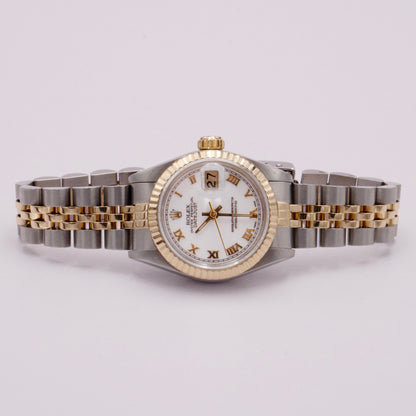 Rolex Datejust 69173 White Dial Ladies Watch Box Papers - Watches