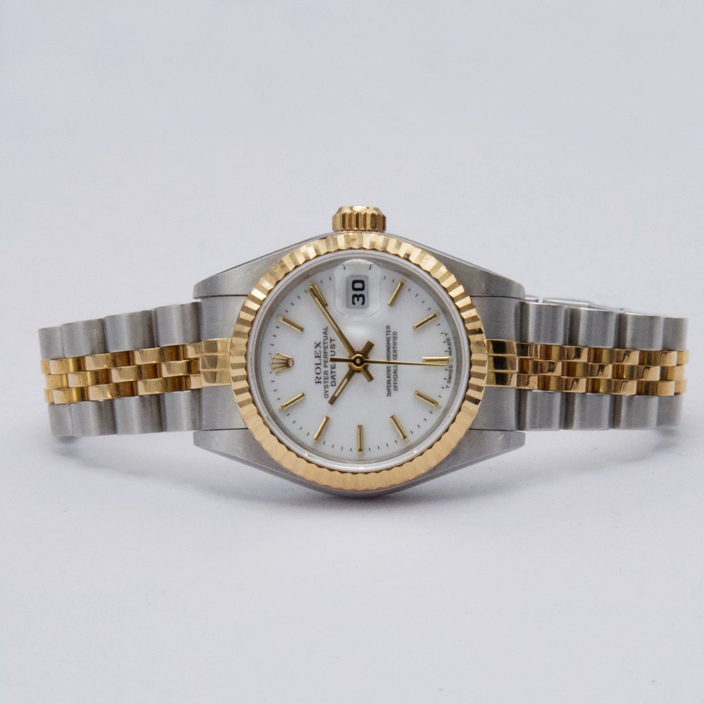 Rolex Datejust 69173 White Dial Ladies Watch Box Papers - Watches