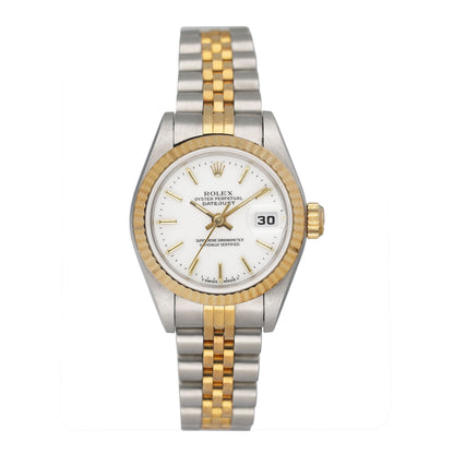 Rolex Datejust 69173 White Dial Ladies Watch Box Papers - Watches