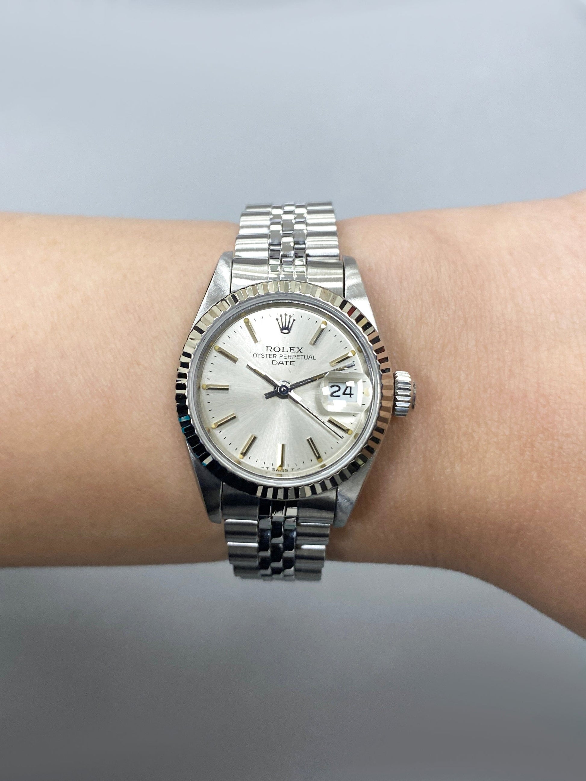 Rolex Datejust 69174 Sliver Dial Ladies Watch