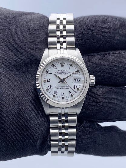 Rolex Datejust 69174 White Dial Ladies Watch - Watches