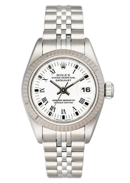 Rolex Datejust 69174 White Dial Ladies Watch - Watches