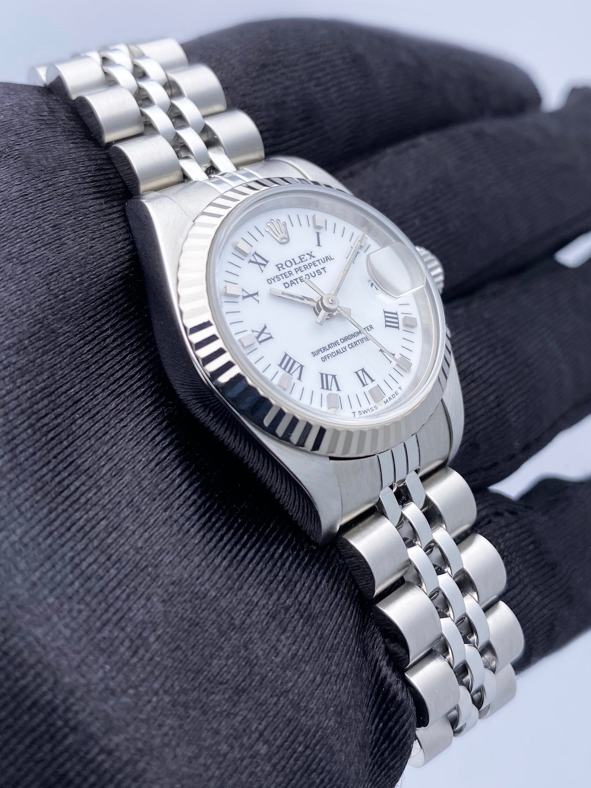 Rolex Datejust 69174 White Dial Ladies Watch - Watches
