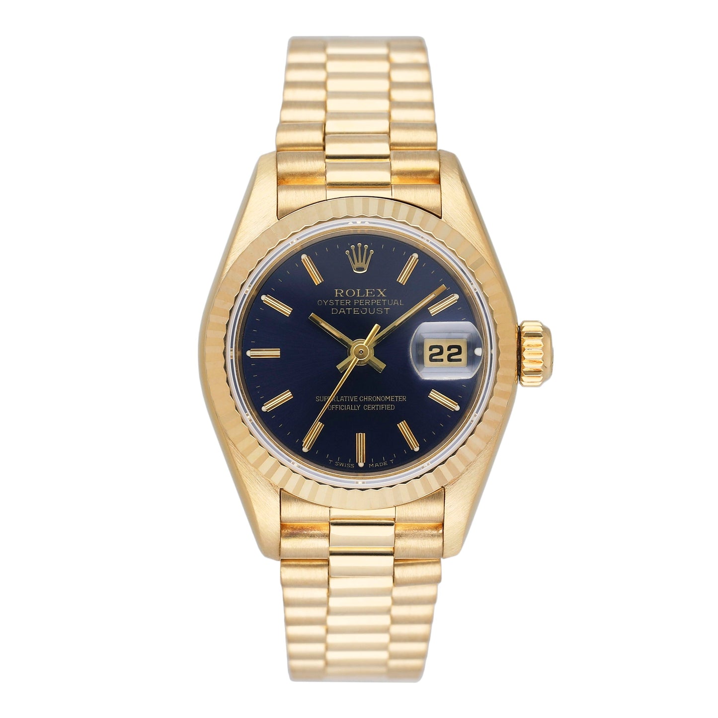 Rolex Datejust 69178 Blue Dial Ladies Watch