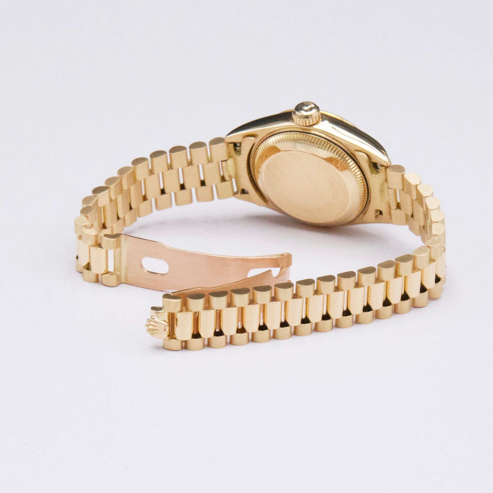 Rolex Datejust 69178 Champagne Dial 18K Yellow Gold Ladies Watch - Watches