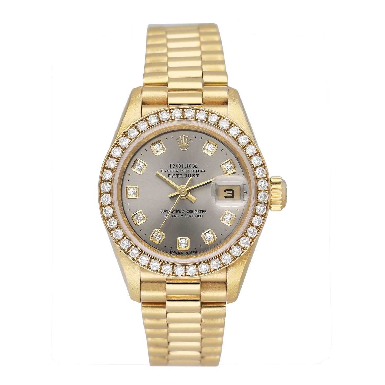 Rolex Datejust 79138 Diamond Silver Dial Ladies Watch - Watches
