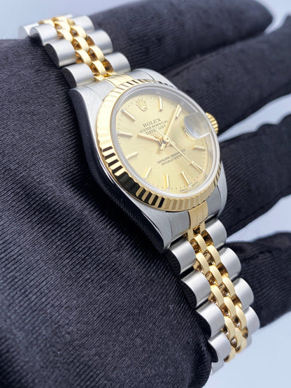 Rolex Datejust 79173 Champagne Dial Ladies Watch Box Papers - Watches