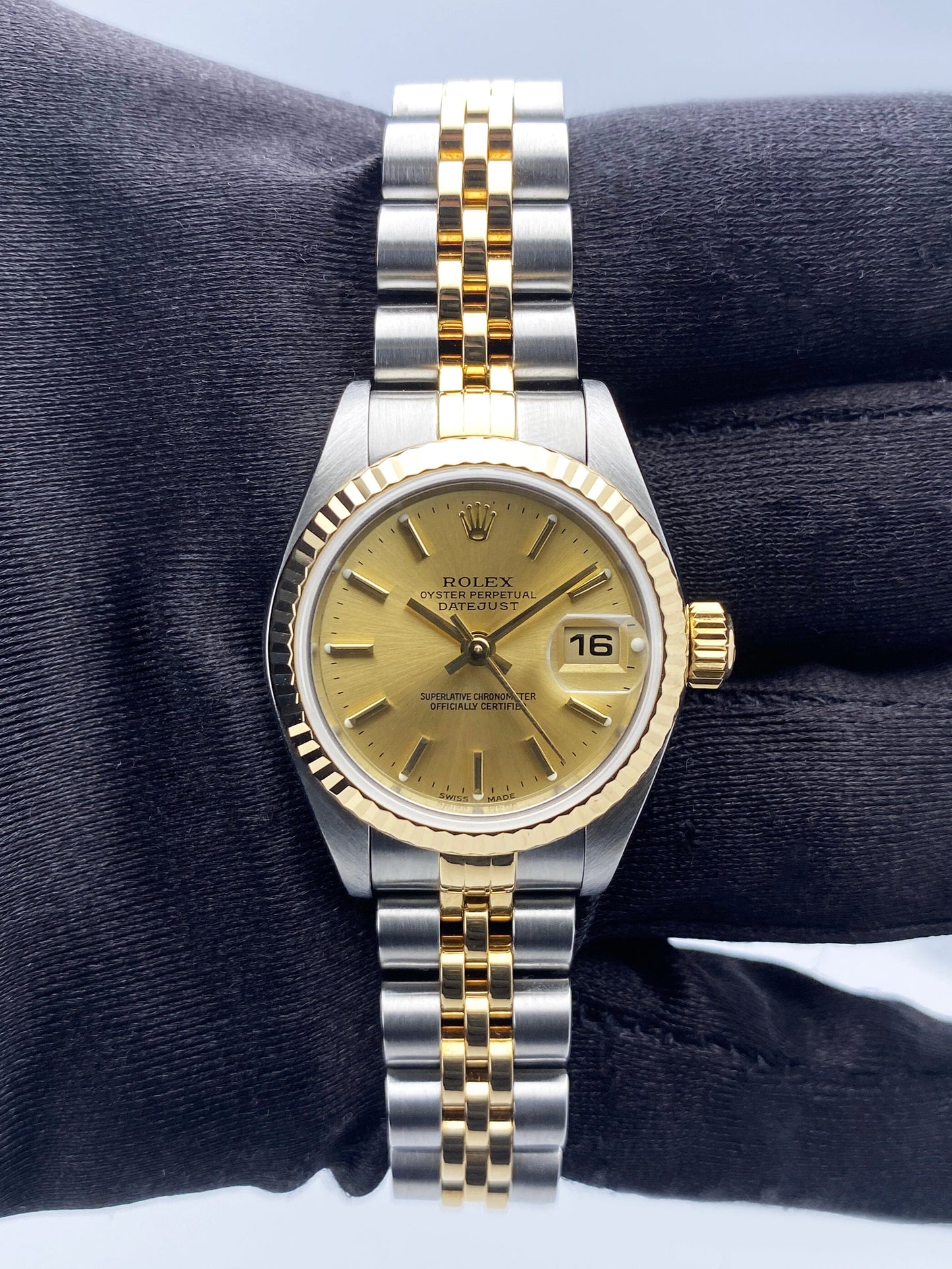 Rolex Datejust 79173 Champagne Dial Ladies Watch Box Papers - Watches