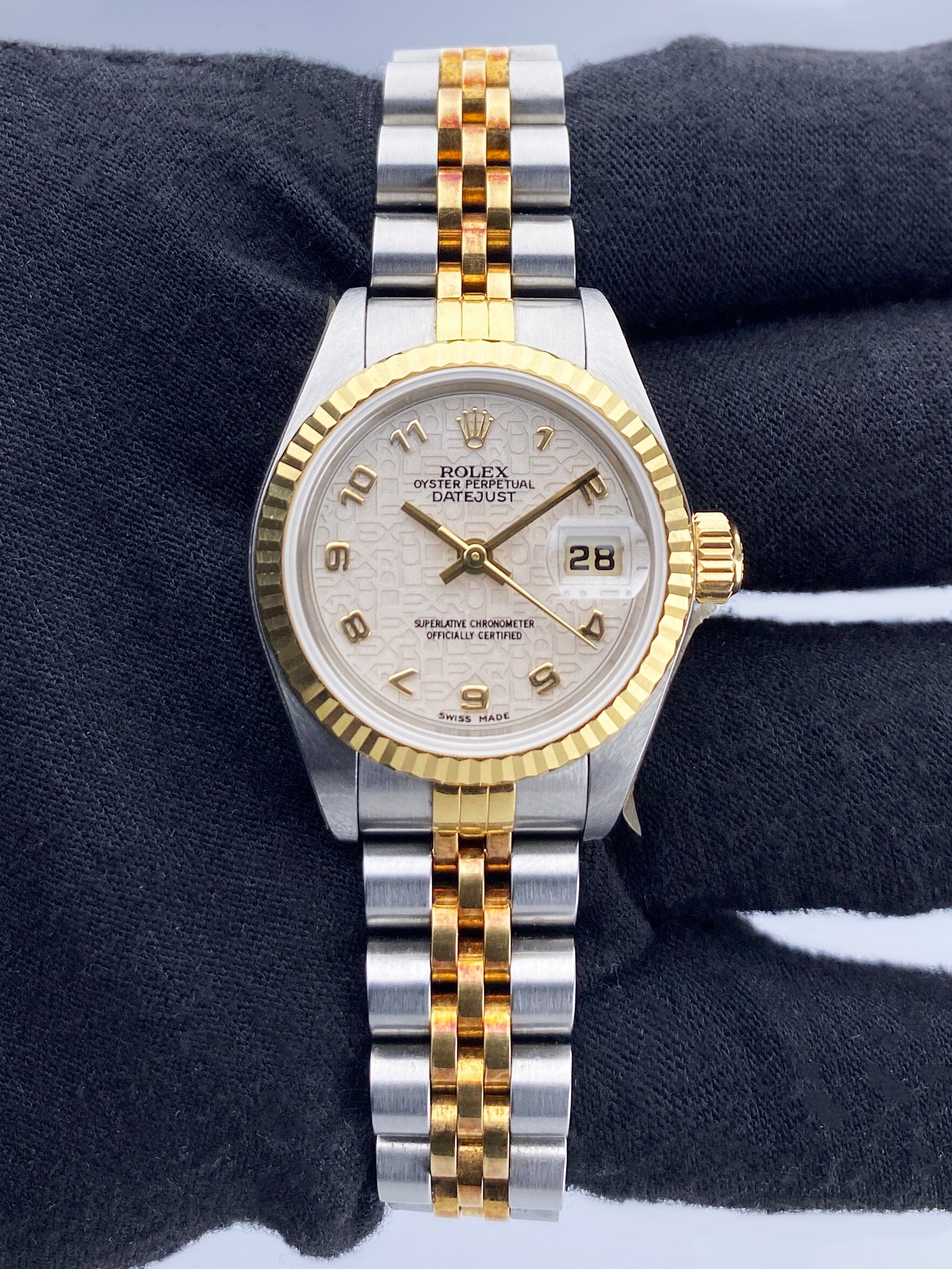 Rolex Datejust 79173 Cream Anniversary Dial Ladies Watch - Watches