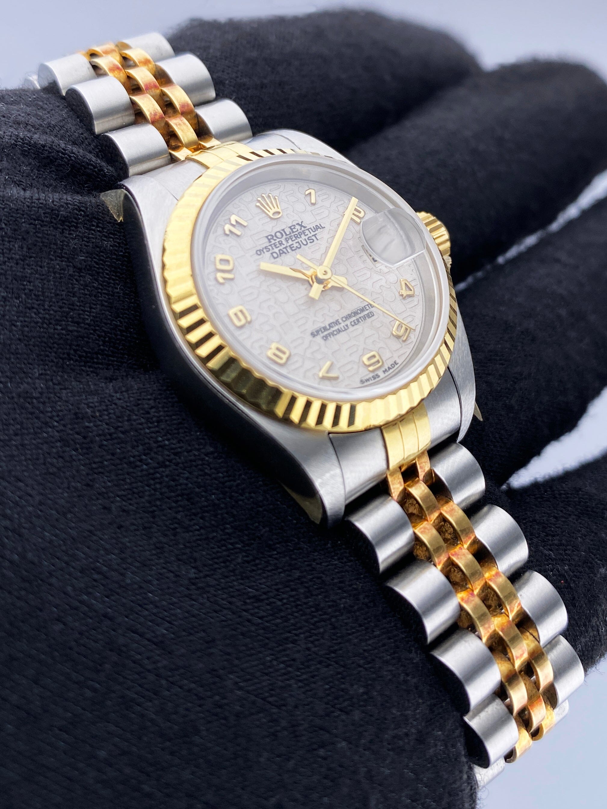 ROLEX DATEJUST 79173 7コマ rolex-datejust-steel-yellow-