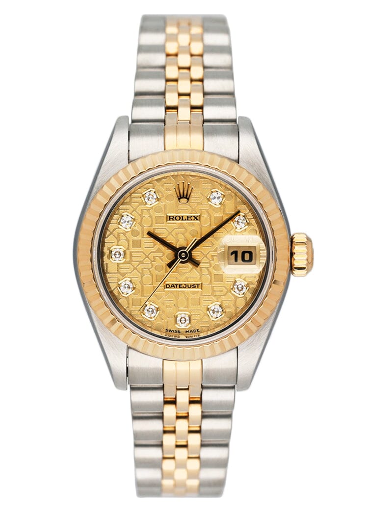 Rolex Datejust 79173 Diamond Anniversary Dial Ladies Watch Box Papers - Watches