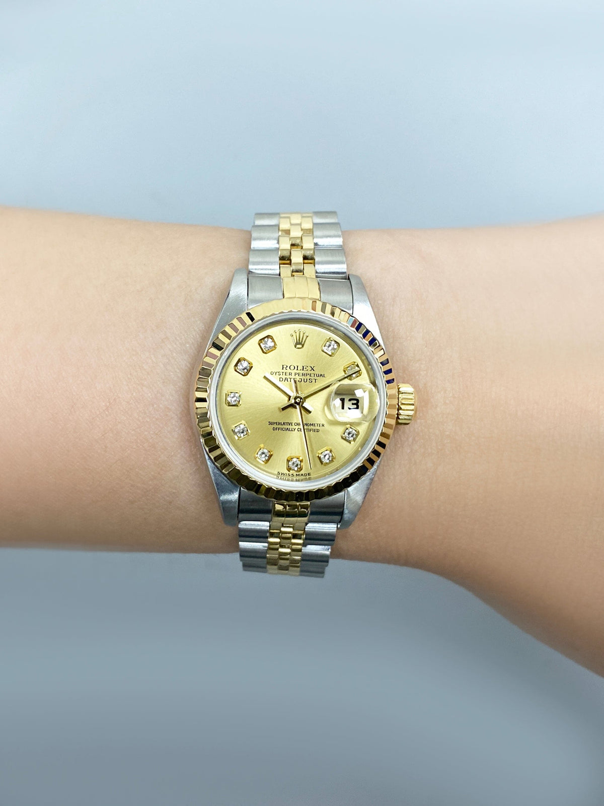 Rolex Datejust 79173 Diamond Dial Ladies Watch - Virtual