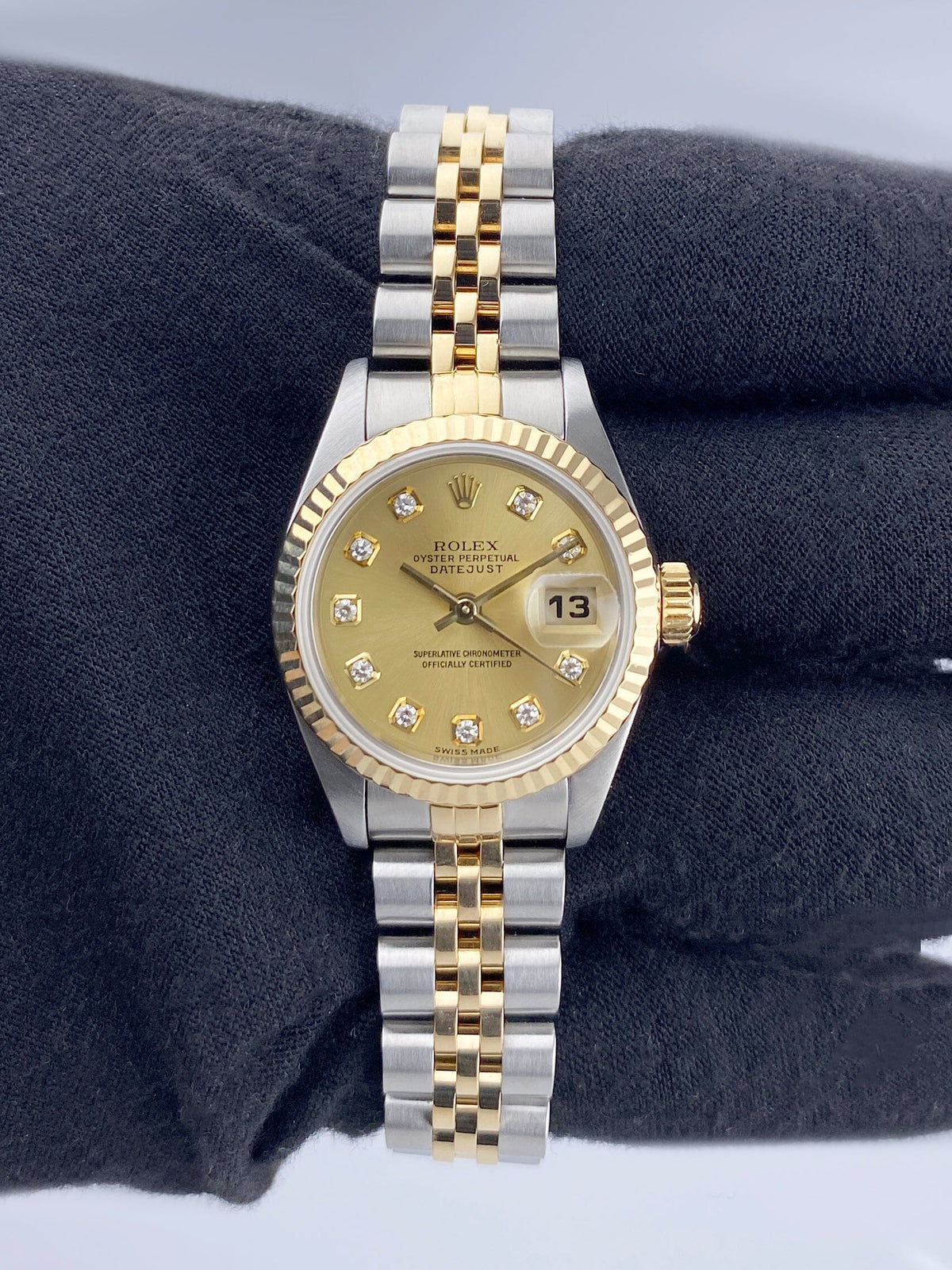 Rolex Datejust 79173 Diamond Dial Ladies Watch - Virtual
