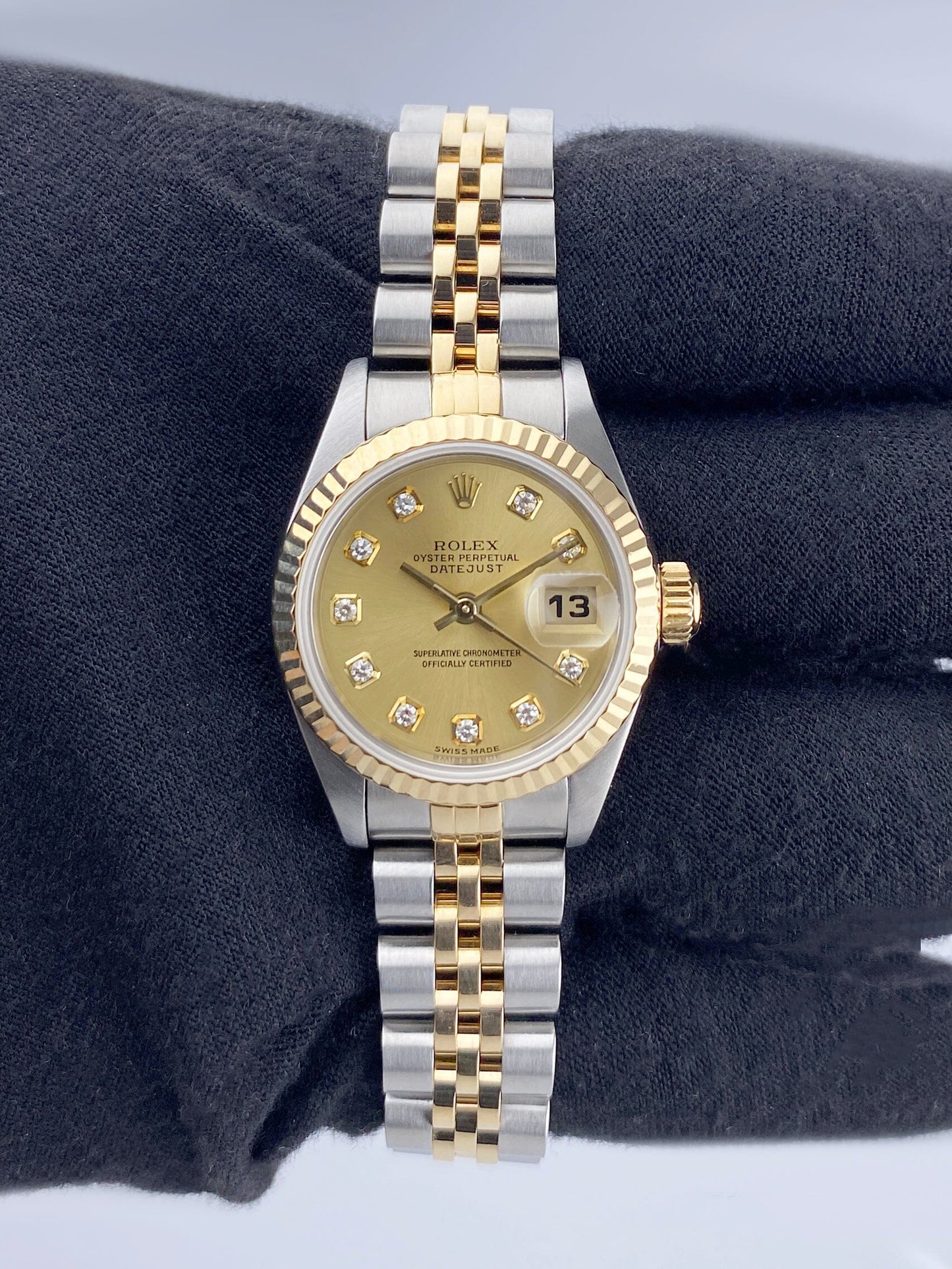 Rolex Datejust 79173 Diamond Dial Ladies Watch - Virtual