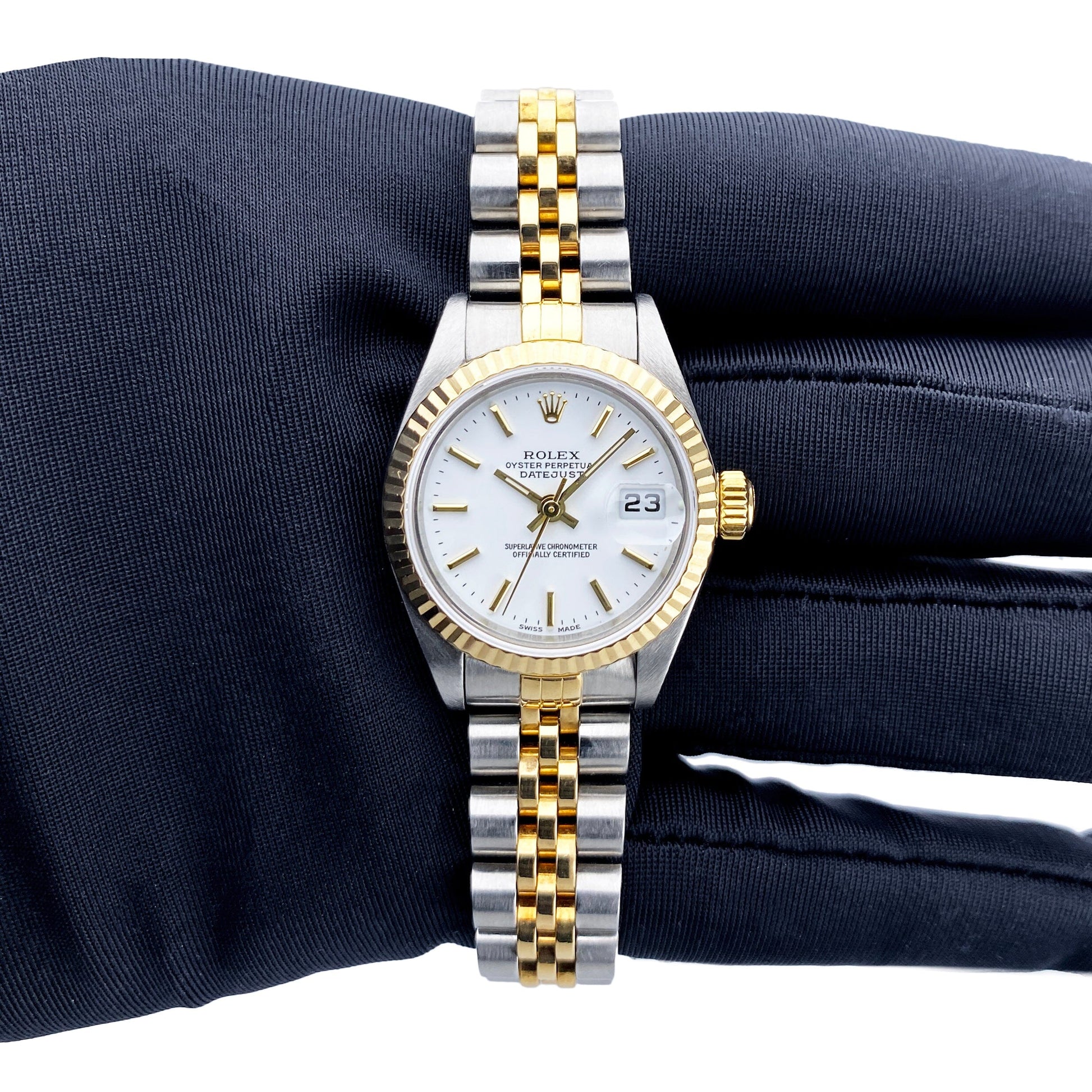 Rolex Datejust 79173 White Dial Ladies Watch Box Papers - Watches