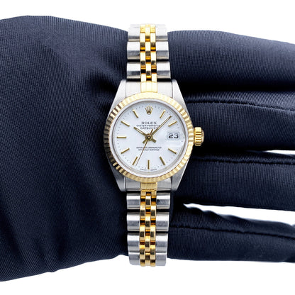 Rolex Datejust 79173 White Dial Ladies Watch Box Papers - Watches