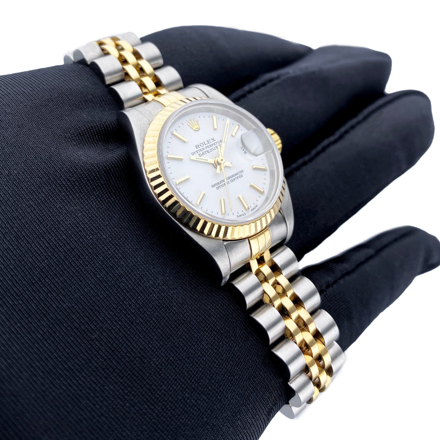 Rolex Datejust 79173 White Dial Ladies Watch Box Papers - Watches