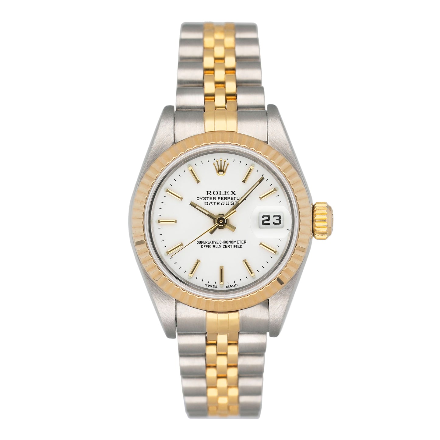 Rolex Datejust 79173 White Dial Ladies Watch Box Papers - Watches