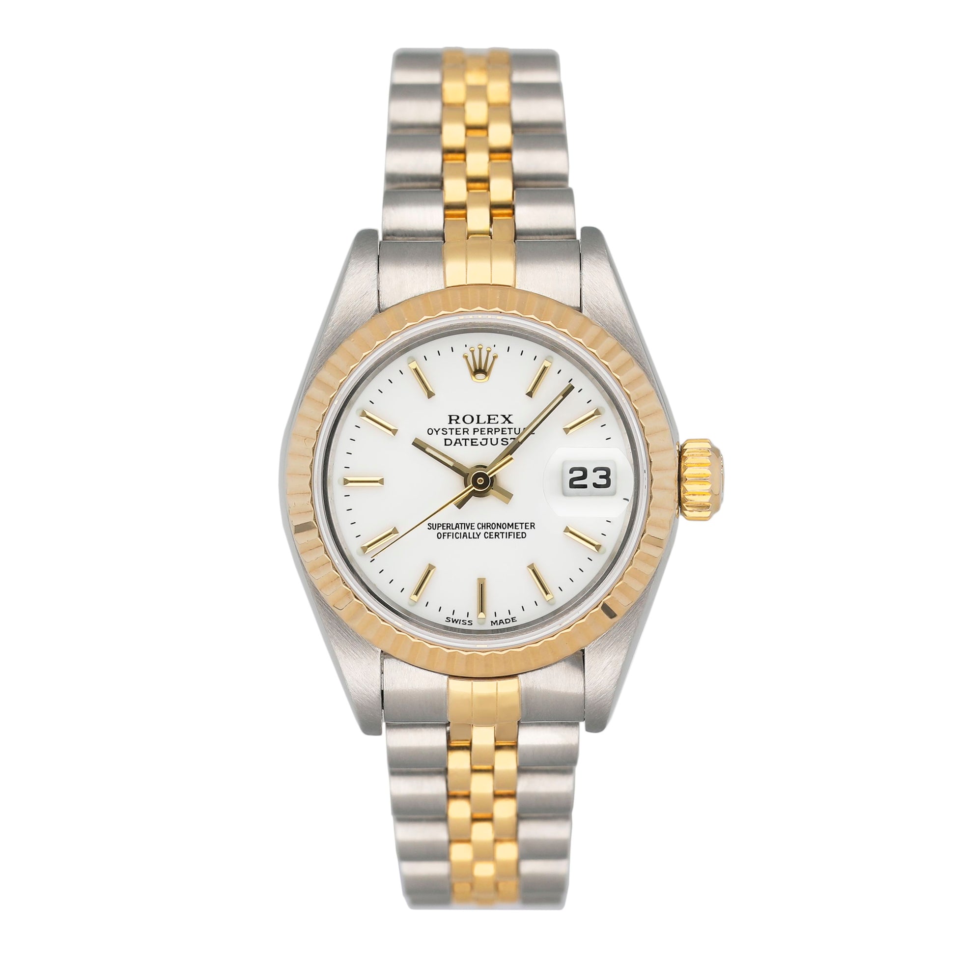 Rolex Datejust 79173 White Dial Ladies Watch Box Papers - Watches