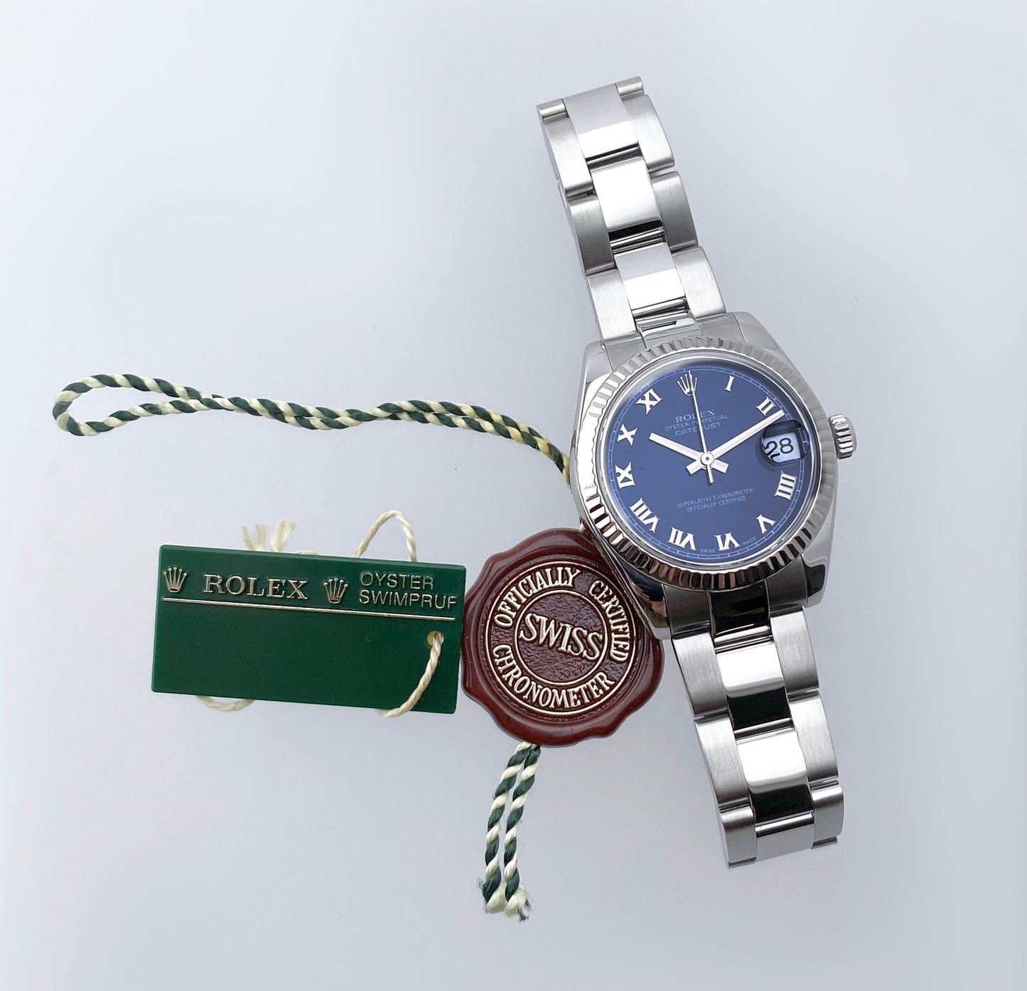Rolex Datejust Midsize 178274 Blue Dial Ladies Watch - Watches