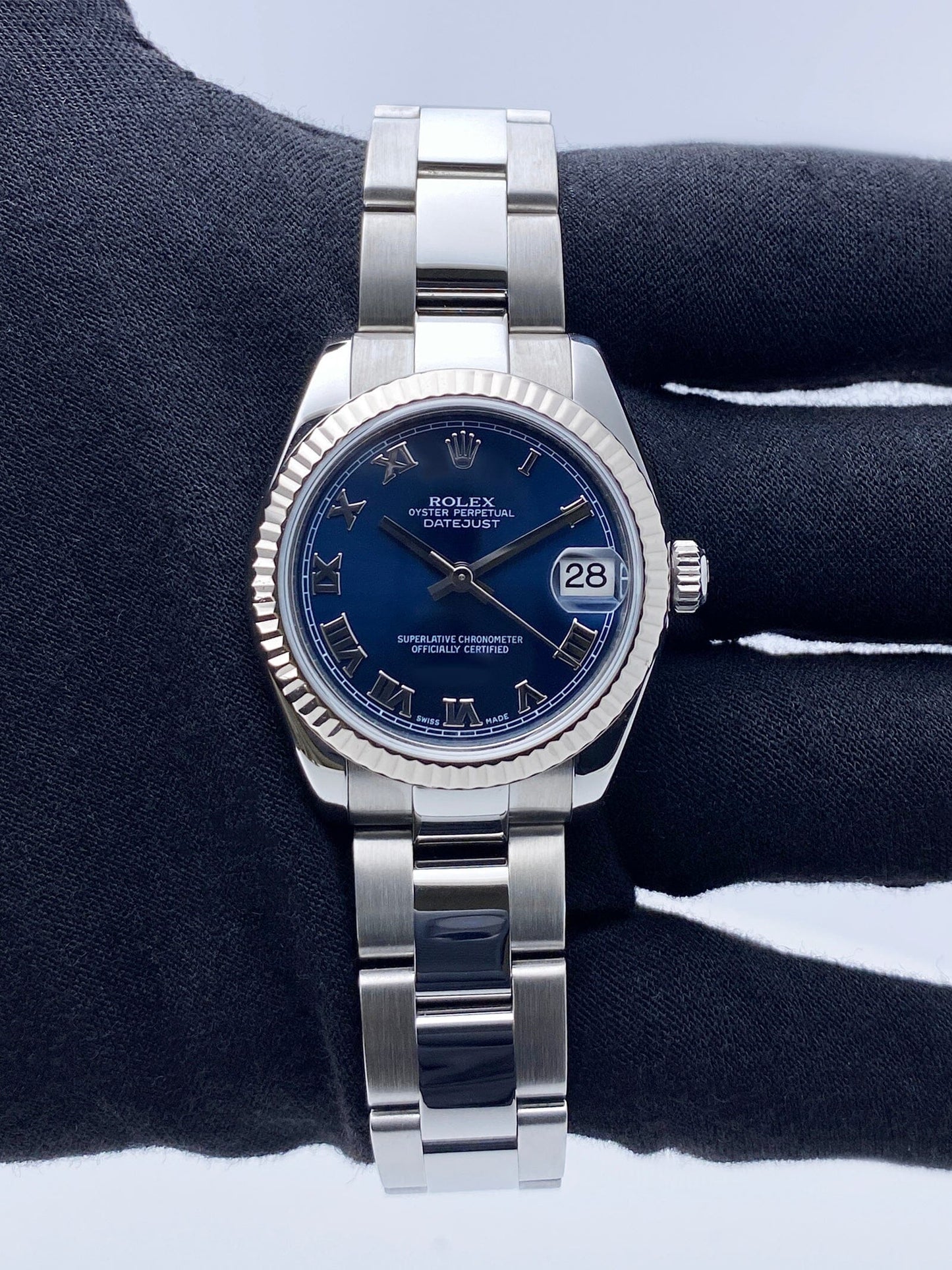 Rolex Datejust Midsize 178274 Blue Dial Ladies Watch - Watches