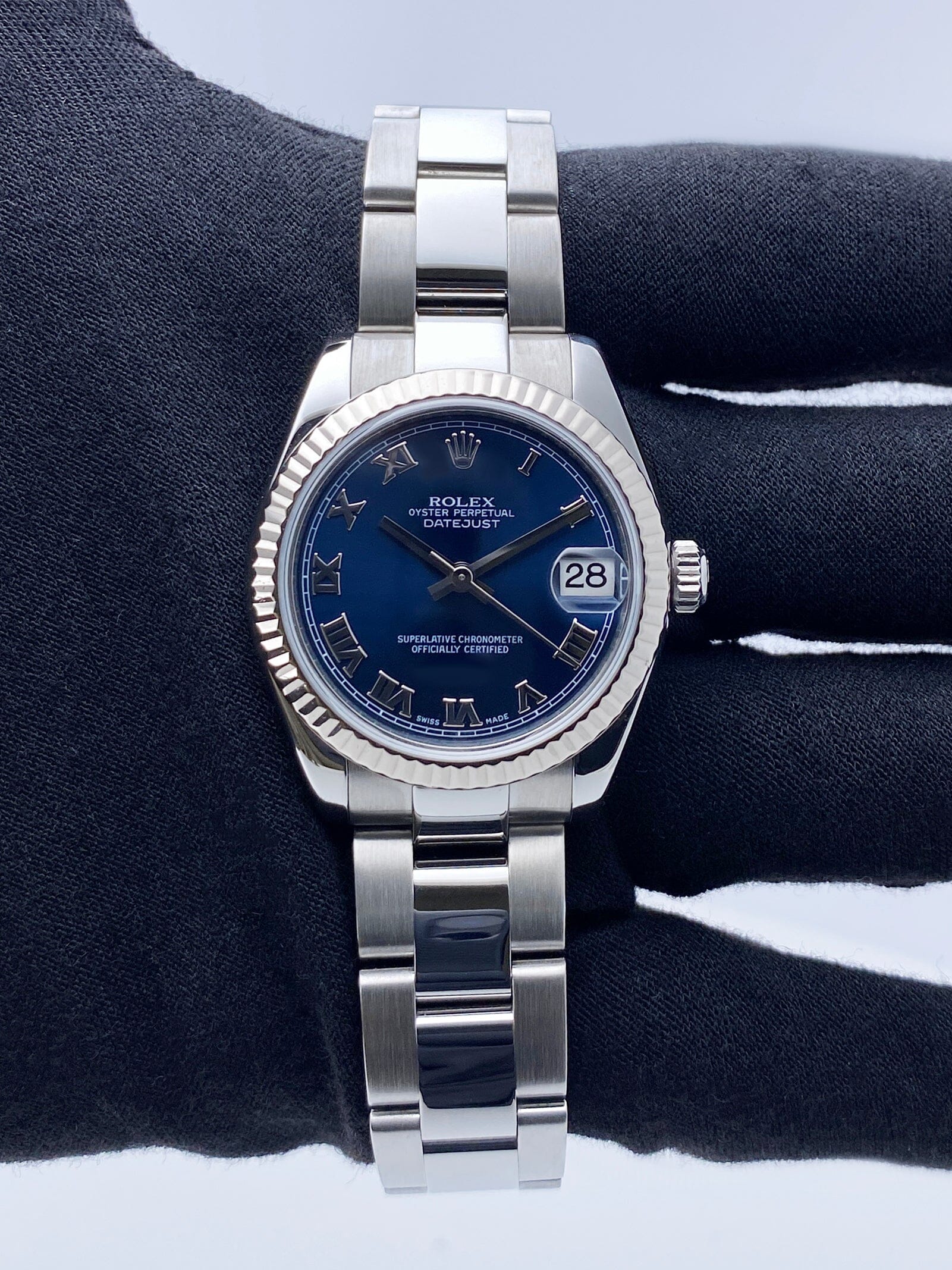 Rolex Datejust Midsize 178274 Blue Dial Ladies Watch - Watches
