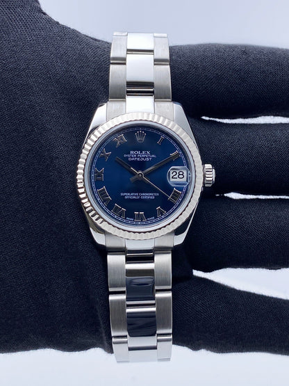 Rolex Datejust Midsize 178274 Blue Dial Ladies Watch - Watches