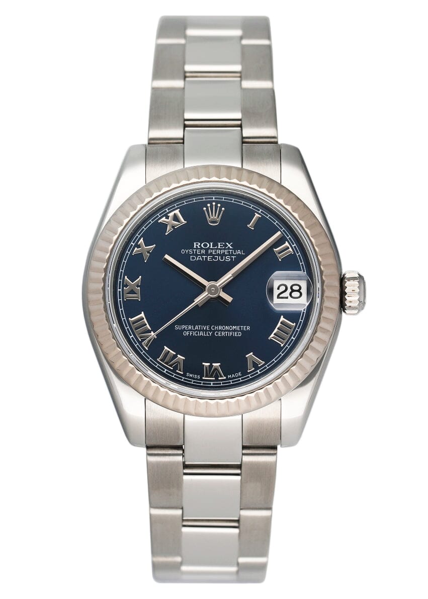 Rolex Datejust Midsize 178274 Blue Dial Ladies Watch - Watches