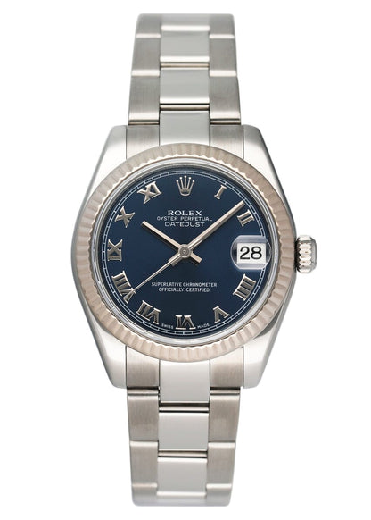 Rolex Datejust Midsize 178274 Blue Dial Ladies Watch - Watches