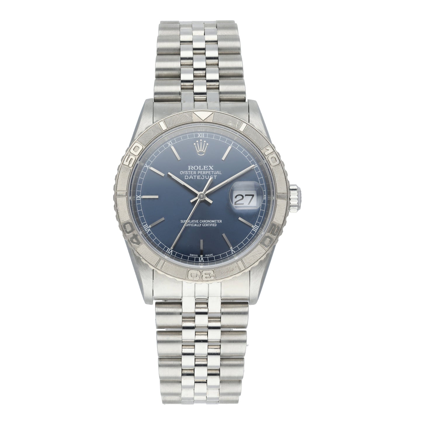 Rolex Datejust Turn-O-Graph 16264 Mens Watch - Wristwatch