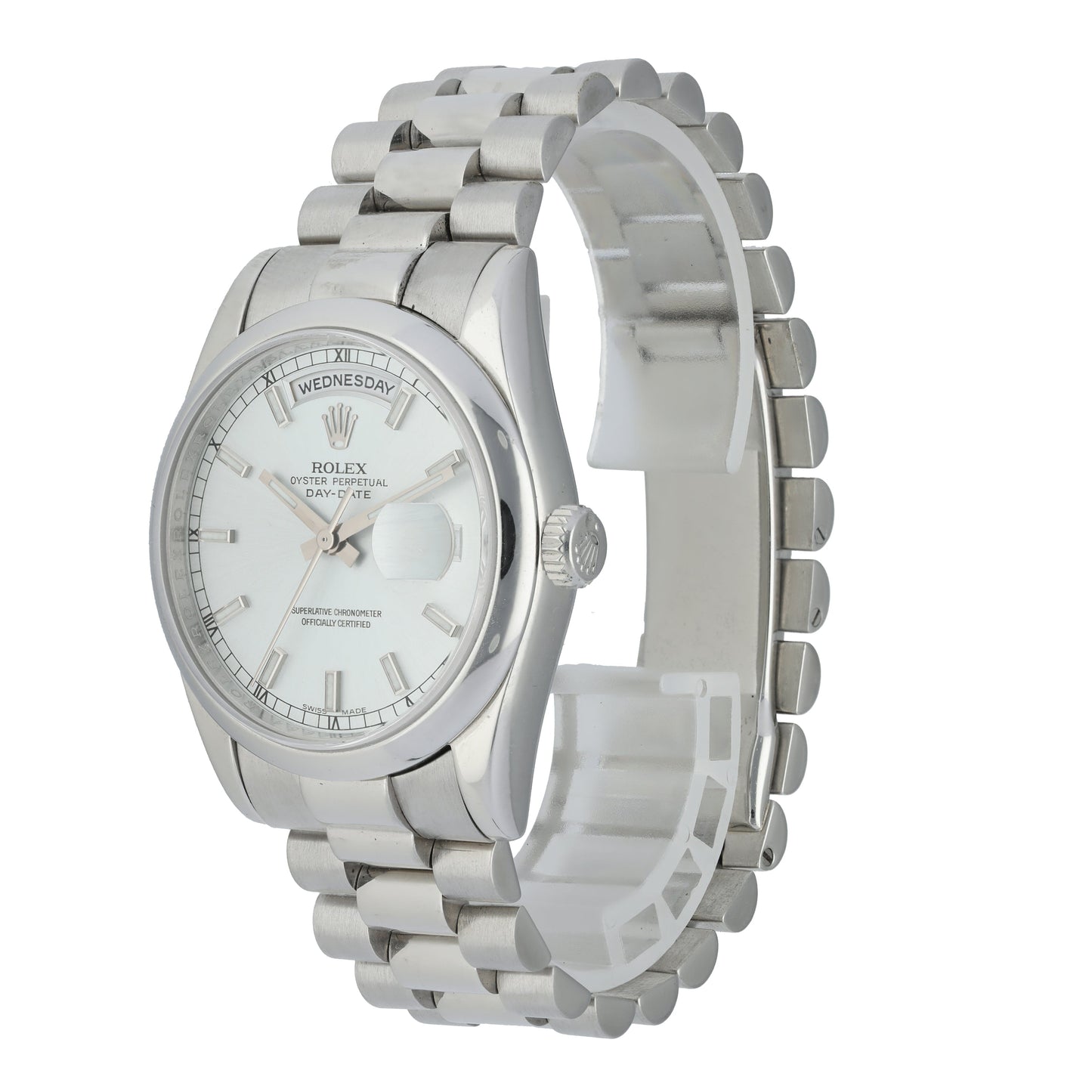 Rolex Day-Date 118206 Platinum mens Watch - Wristwatch