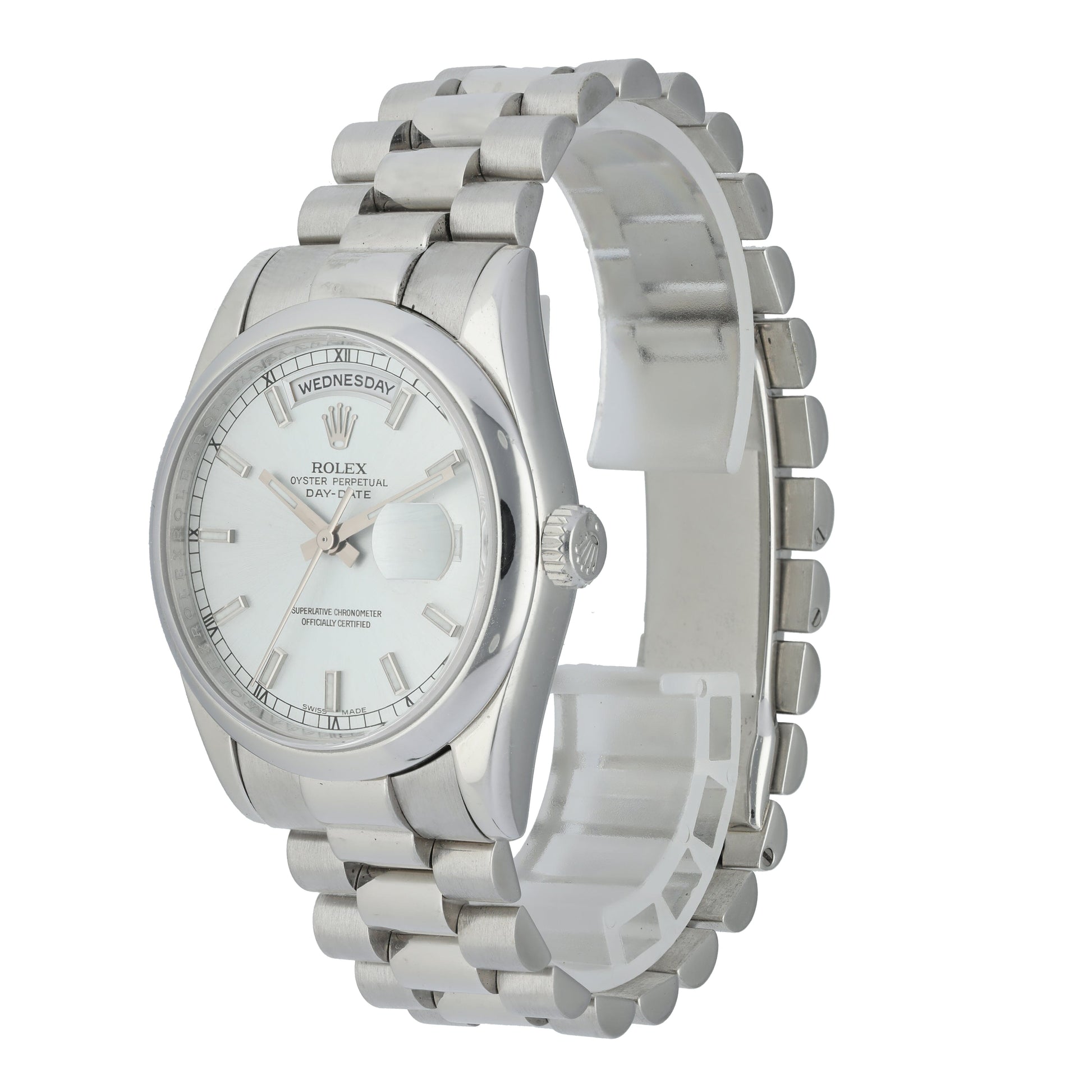 Rolex Day-Date 118206 Platinum mens Watch - Wristwatch