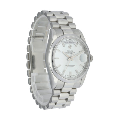 Rolex Day-Date 118206 Platinum mens Watch - Wristwatch