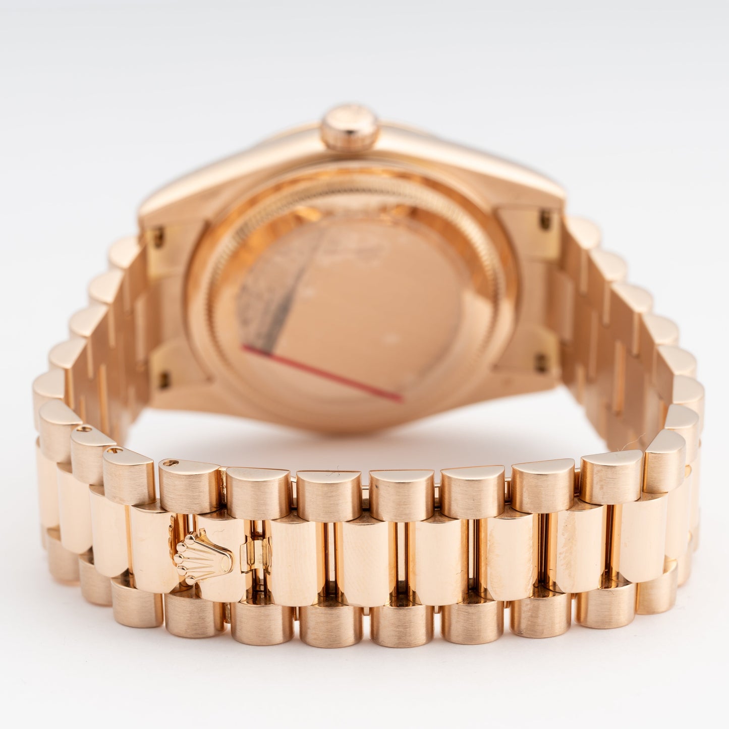 Rolex Day Date 118235 Diamond MOP Dial 18k Rose Gold Mens Watch - Watches
