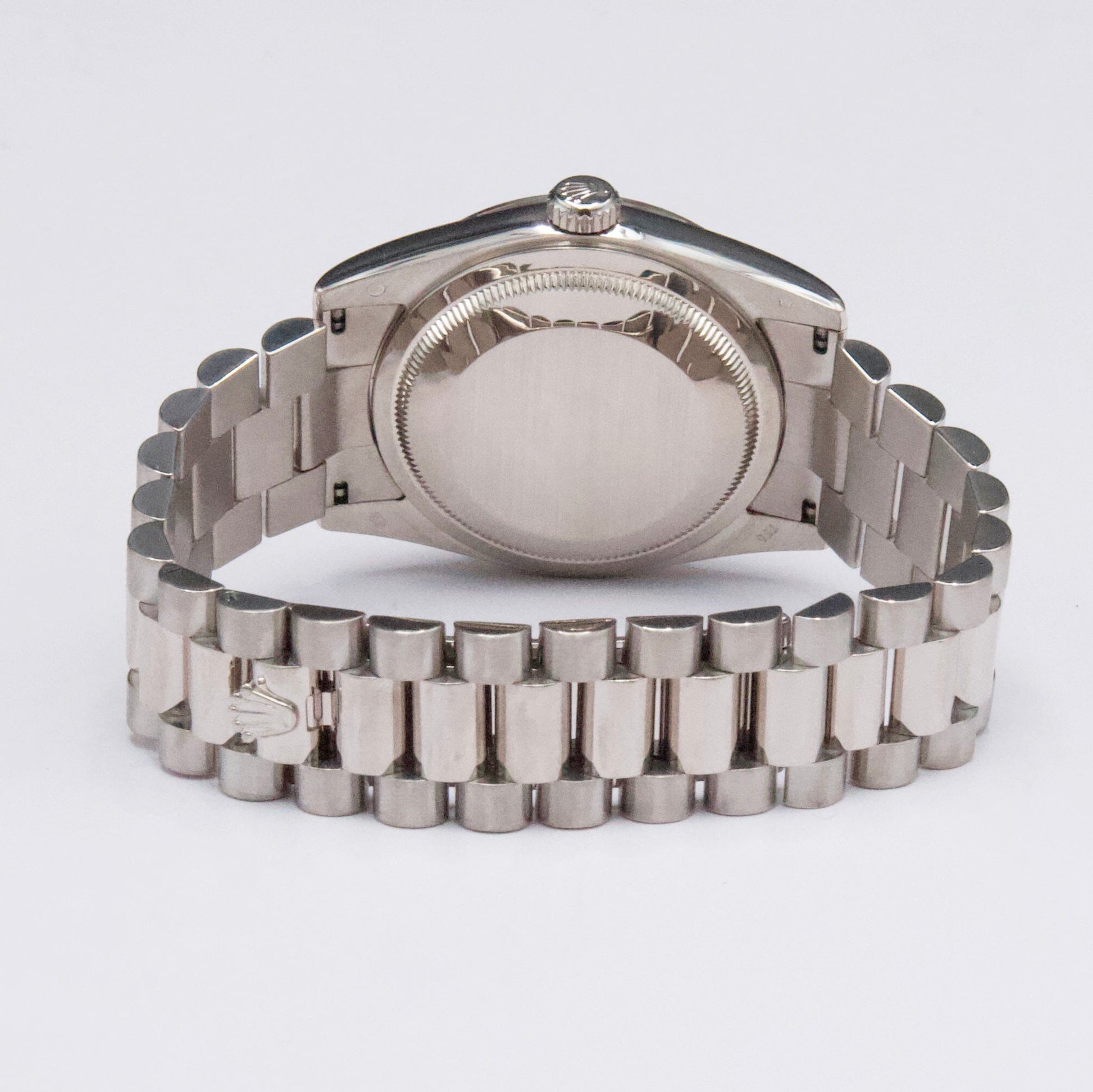 Rolex Day-Date 118239 Diamond Silver Dial Mens Watch Box Papers - Virtual