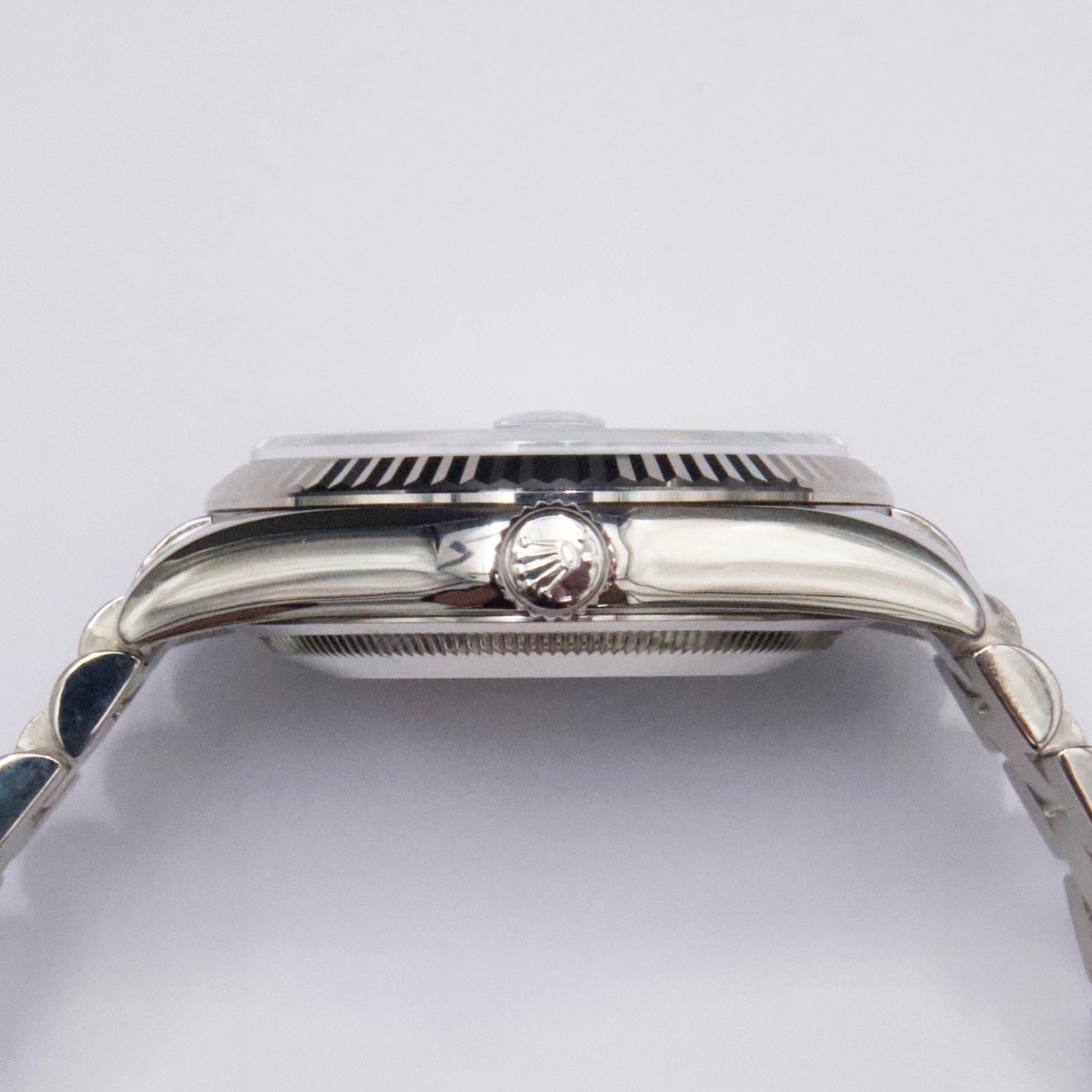 Rolex Day-Date 118239 Diamond Silver Dial Mens Watch Box Papers - Virtual