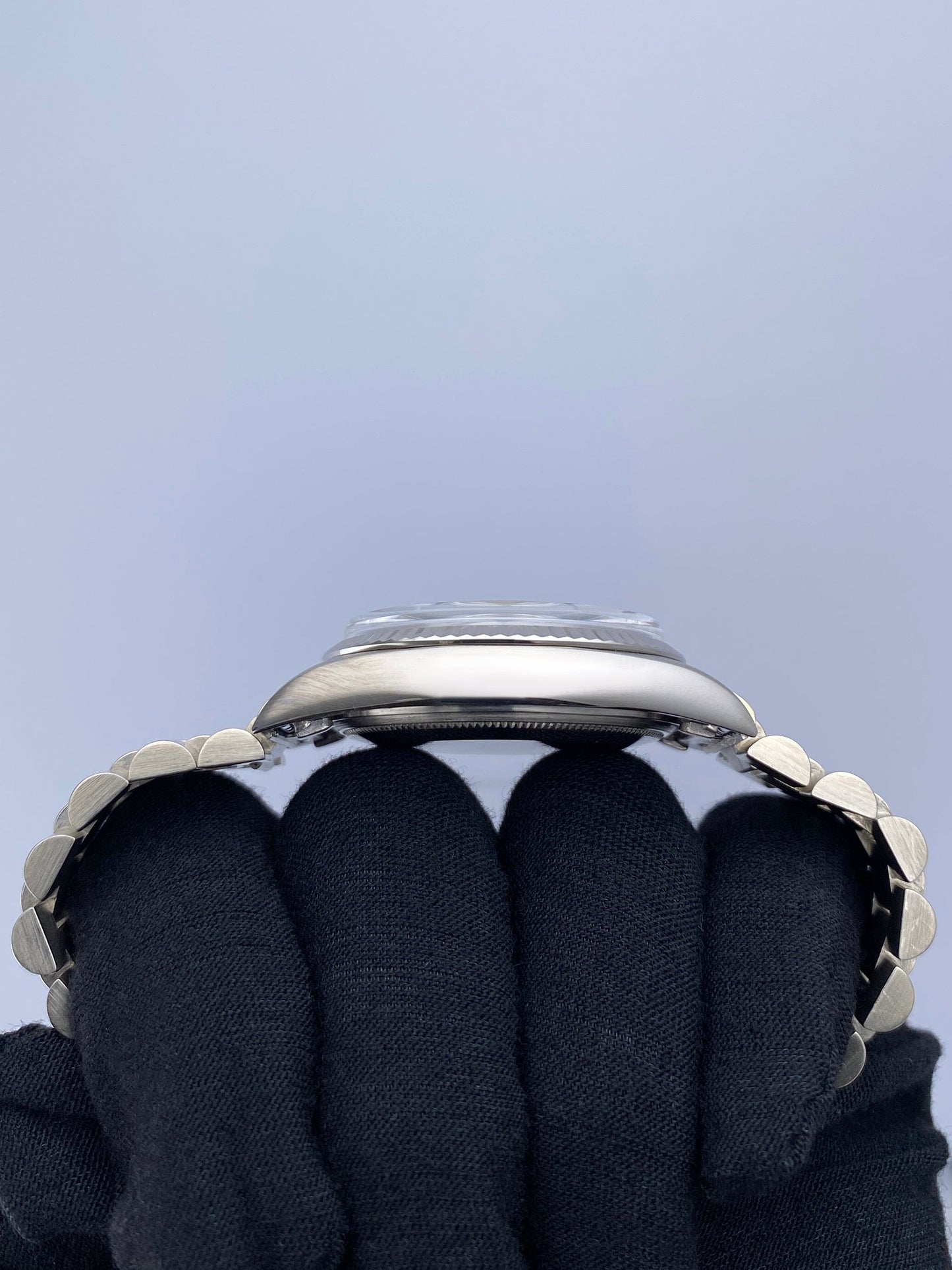 Rolex Day-Date 1803 Silver Dial 18K White Gold Mens Watch - Watches