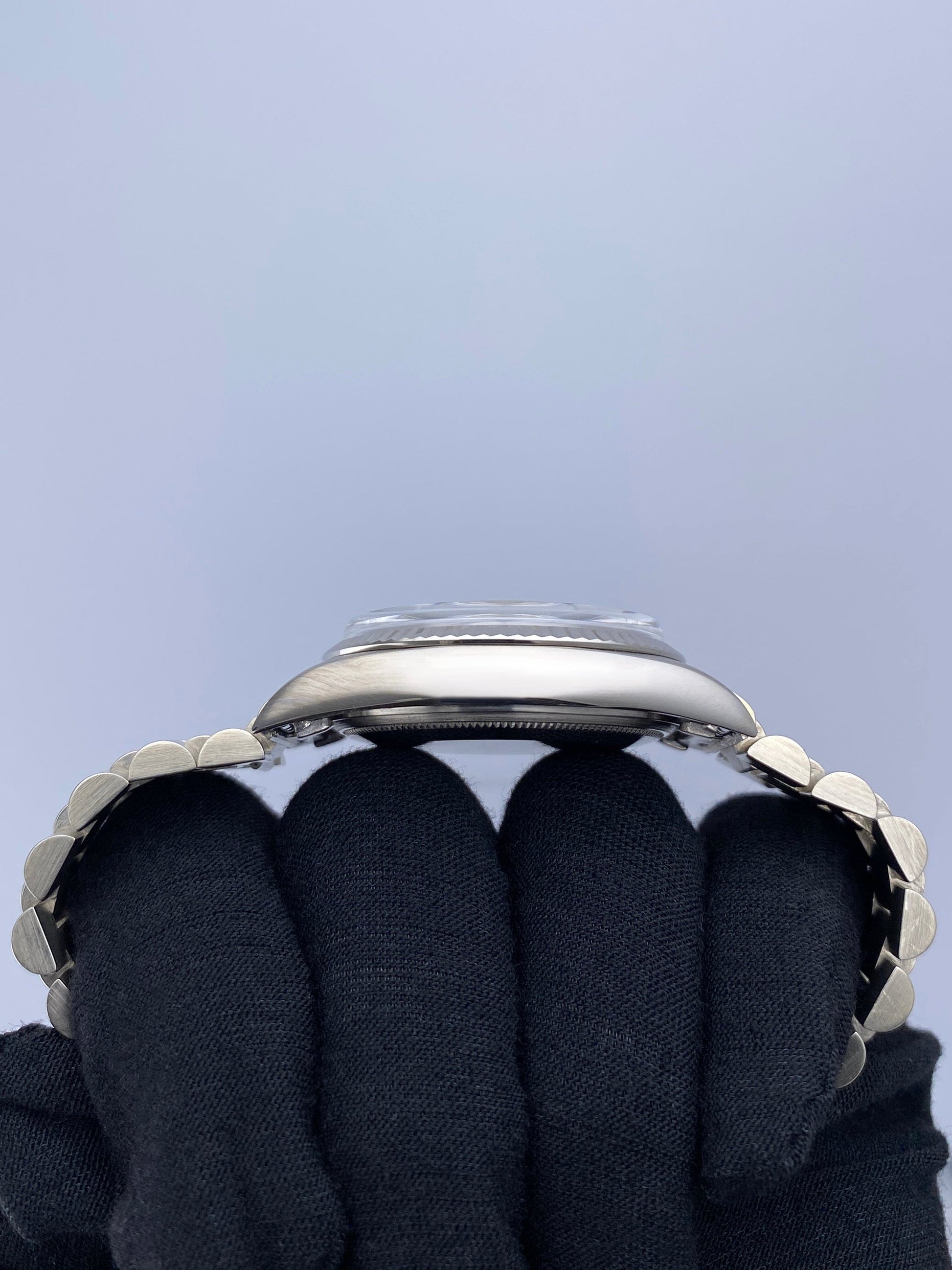 Rolex Day-Date 1803 Silver Dial 18K White Gold Mens Watch - Watches